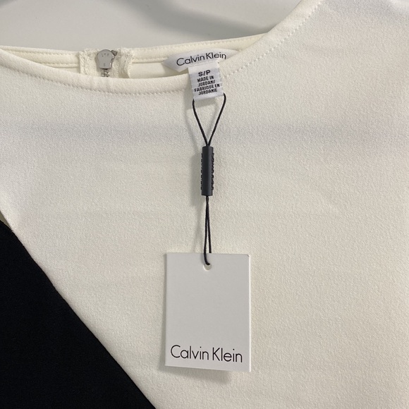 CALVIN KLEIN Colour Block Top, Small - Picture 2 of 7